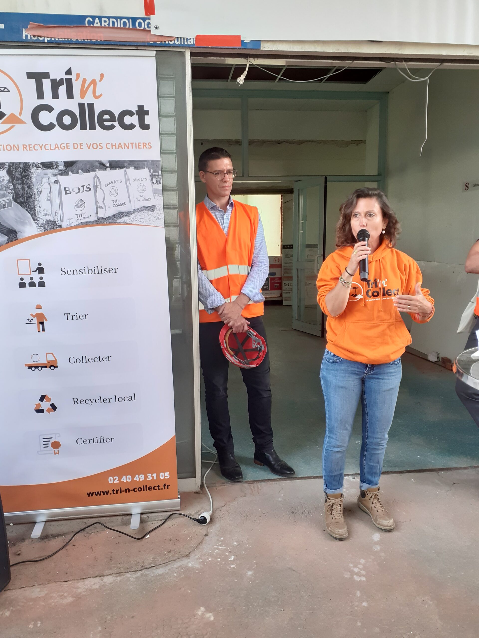 visite chantier chba visite du chantier hôpital de Vannes